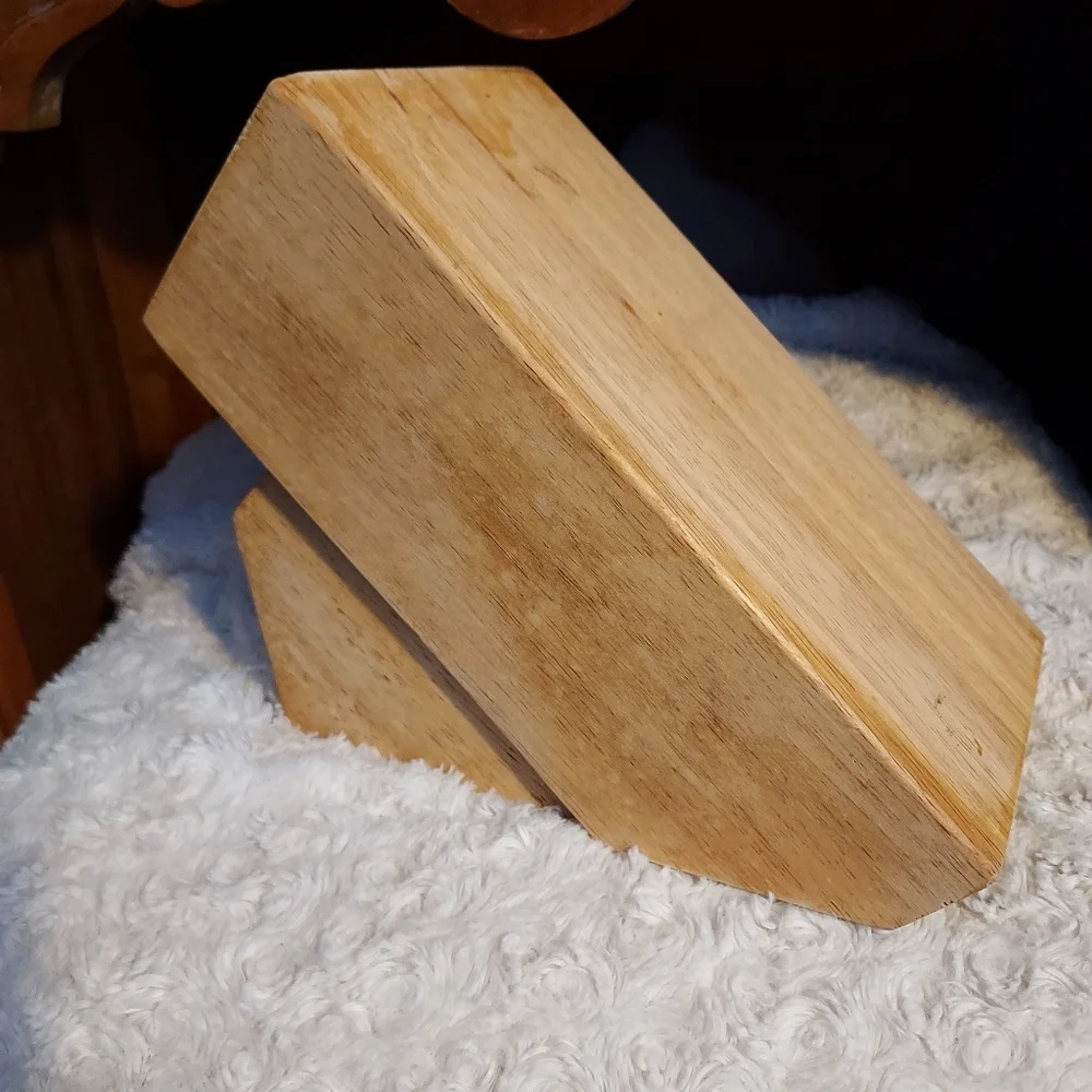 Farberware 13 Slot Wooden Block Knife Countertop Holder Kitchen Culinary
